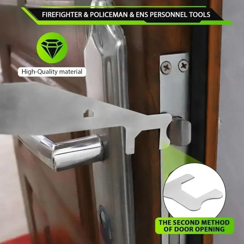 MultiPurpose Stainless Steel Utility Pry Tool With Measuring Edge 1