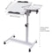 Adjustable Rolling Bedside Laptop Table With Rotating Surface 5
