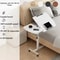 Adjustable Rolling Bedside Laptop Table With Rotating Surface 6