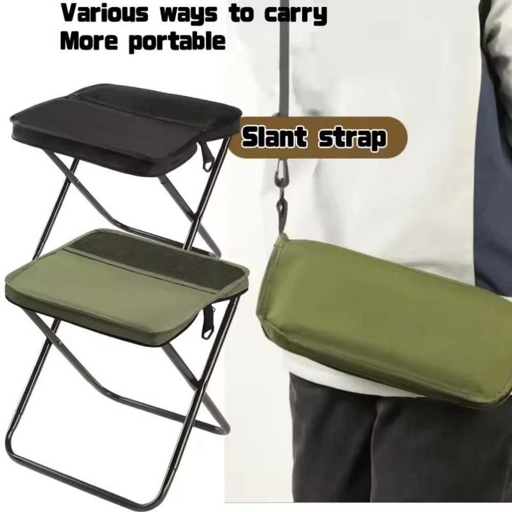 Portable Foldable Backpack Stool Outdoor Camping Seat 0