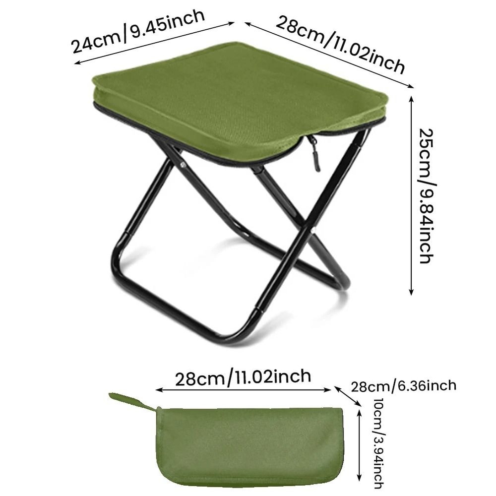 Portable Foldable Backpack Stool Outdoor Camping Seat 11