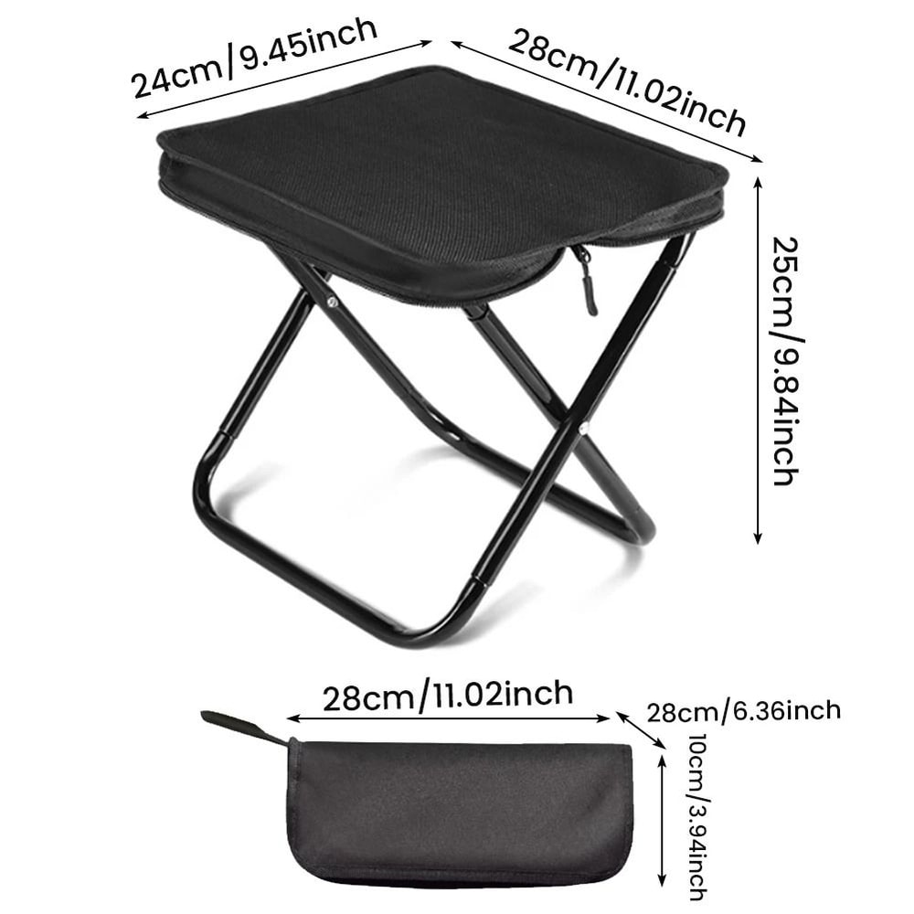 Portable Foldable Backpack Stool Outdoor Camping Seat 12