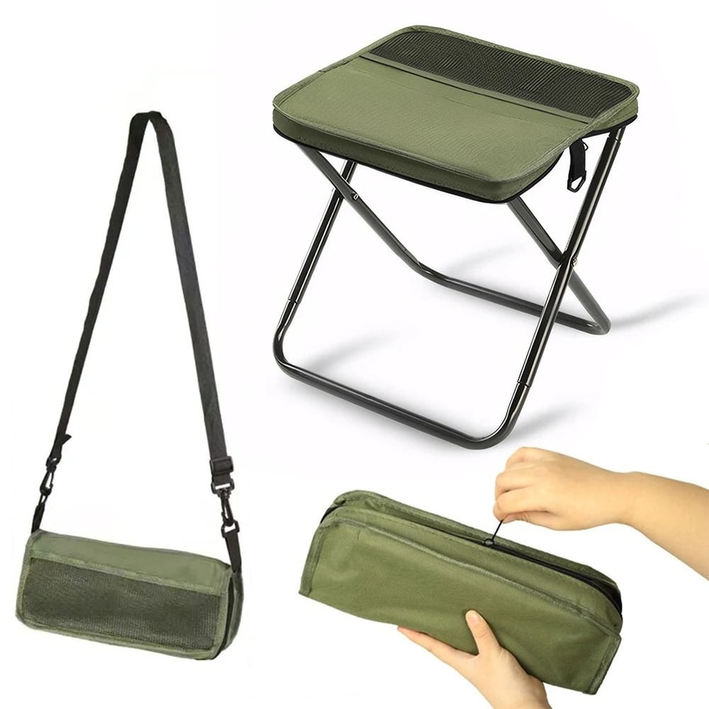 Portable Foldable Backpack Stool Outdoor Camping Seat 1