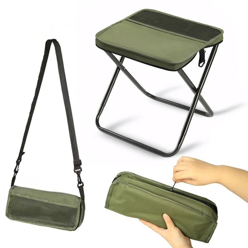 Portable Foldable Backpack Stool Outdoor Camping Seat 1