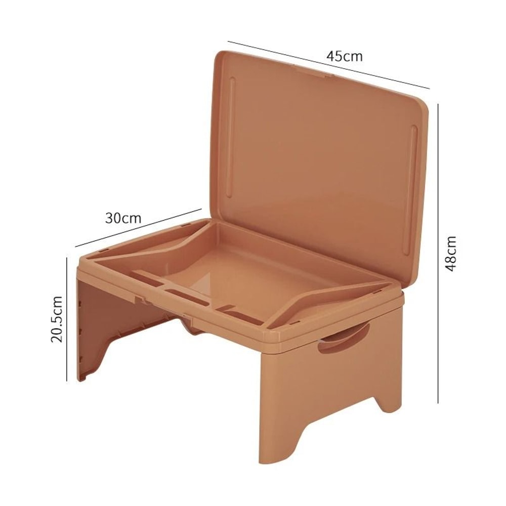 Portable Foldable Laptop Desk With Storage Handle 8