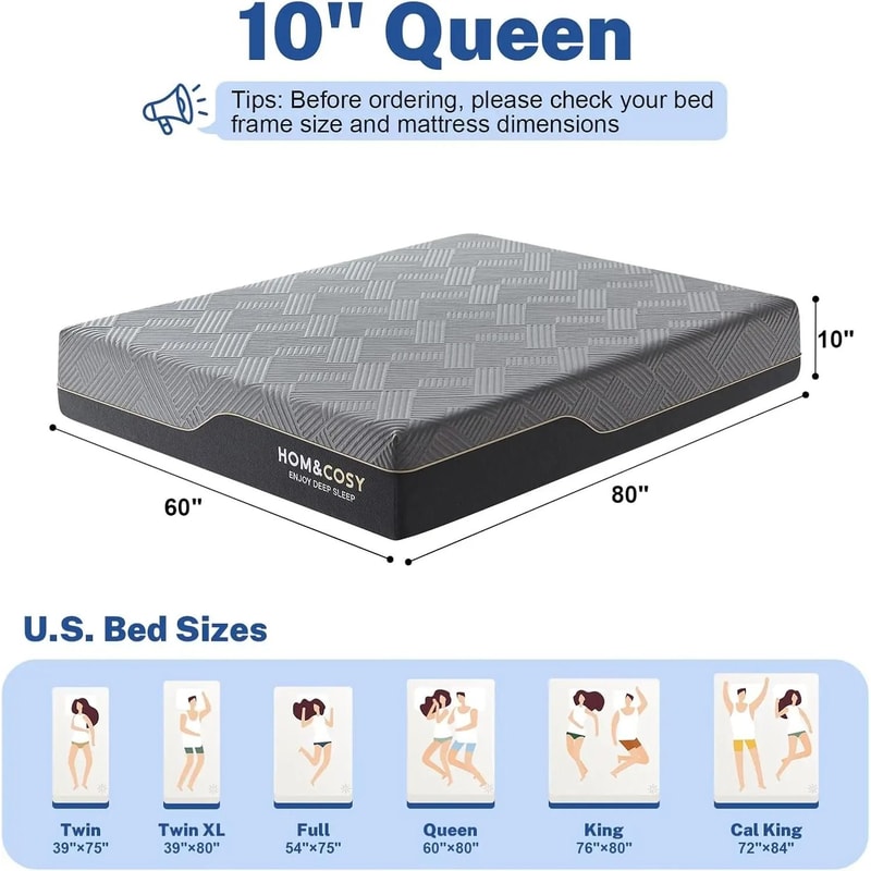 Cooling Gel Memory Foam Mattress With Green Tea Infusion 3