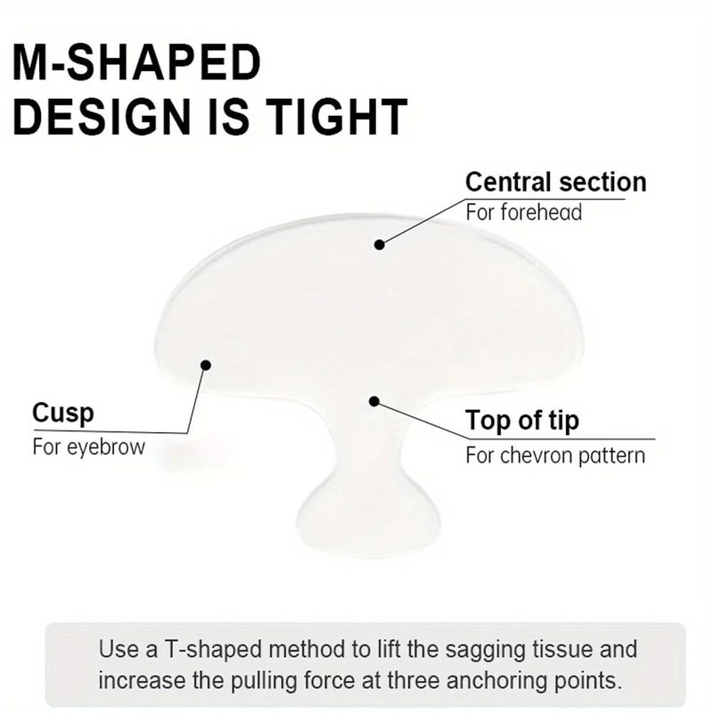 Reusable Silicone Face Wrinkle Patches Set 1