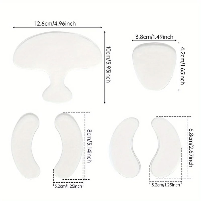 Reusable Silicone Face Wrinkle Patches Set 3