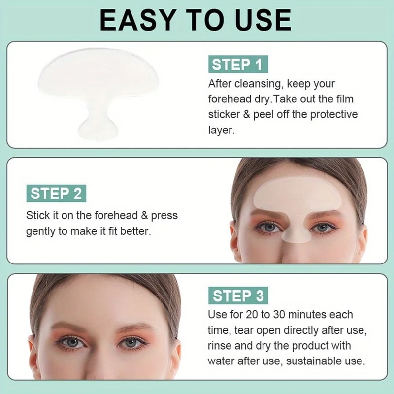 Reusable Silicone Face Wrinkle Patches Set 5