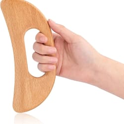 wooden body gua sha massage tool