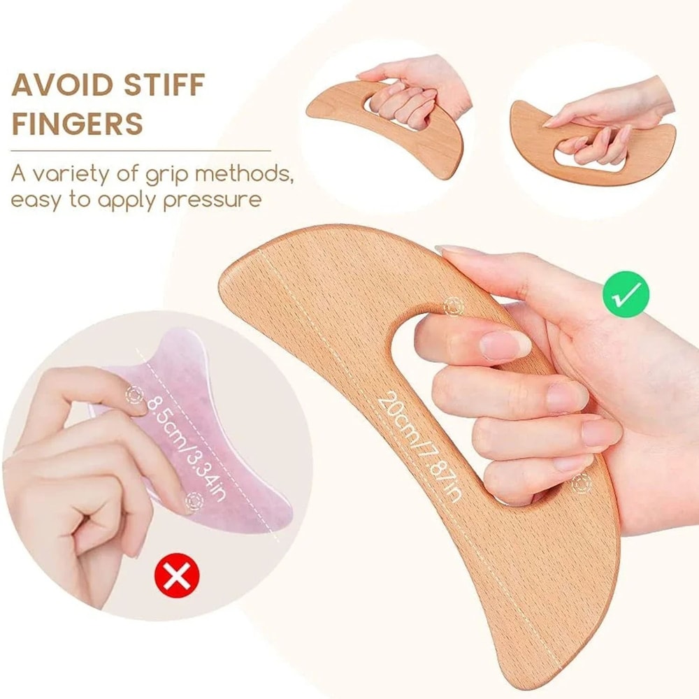 Wooden Body Gua Sha Massage Tool 6