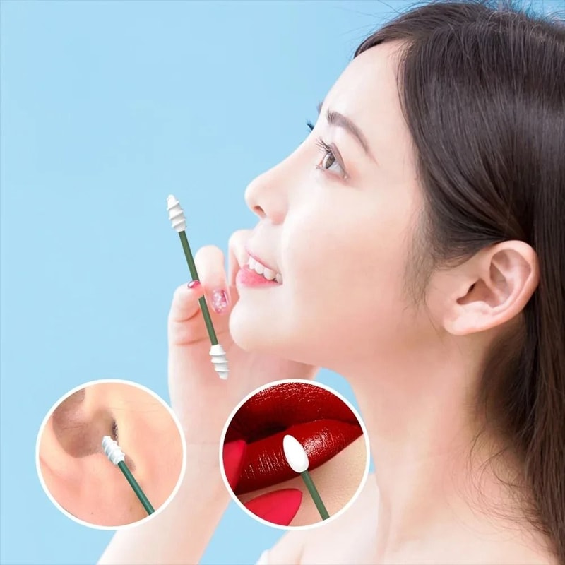 Reusable Silicone Ear Swabs With Travel Case Set Of 2 5