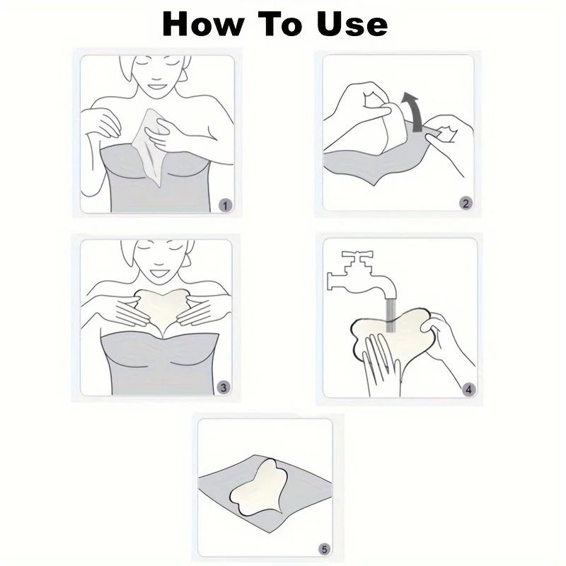 Reusable Silicone Chest Wrinkle Care Patch 5