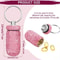 Rhinestone Keychain Pill Container Travel Case 2