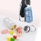 Rhinestone Keychain Pill Container Travel Case 4