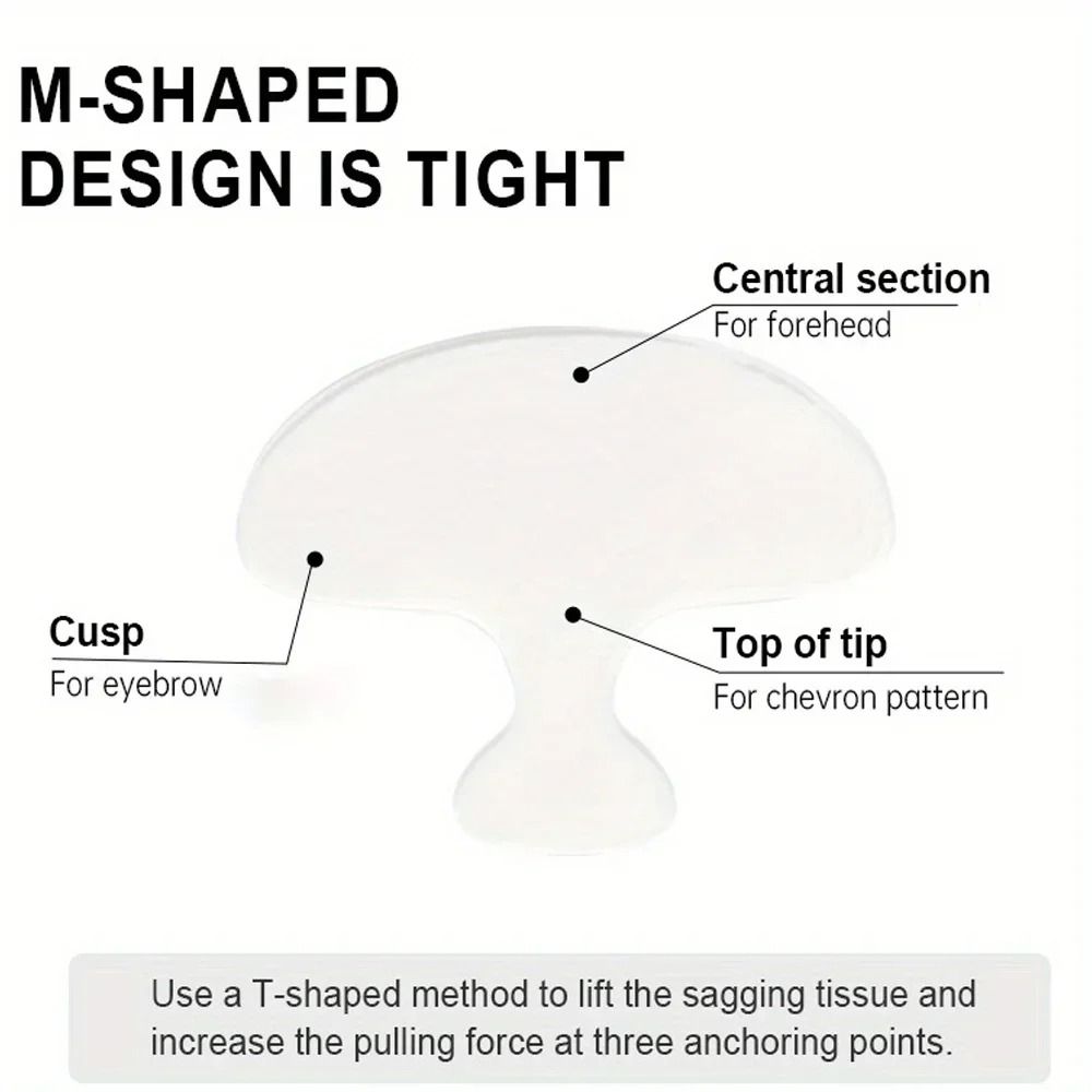 Reusable Silicone Anti Wrinkle Face And Neck Pads Set Of 6 1