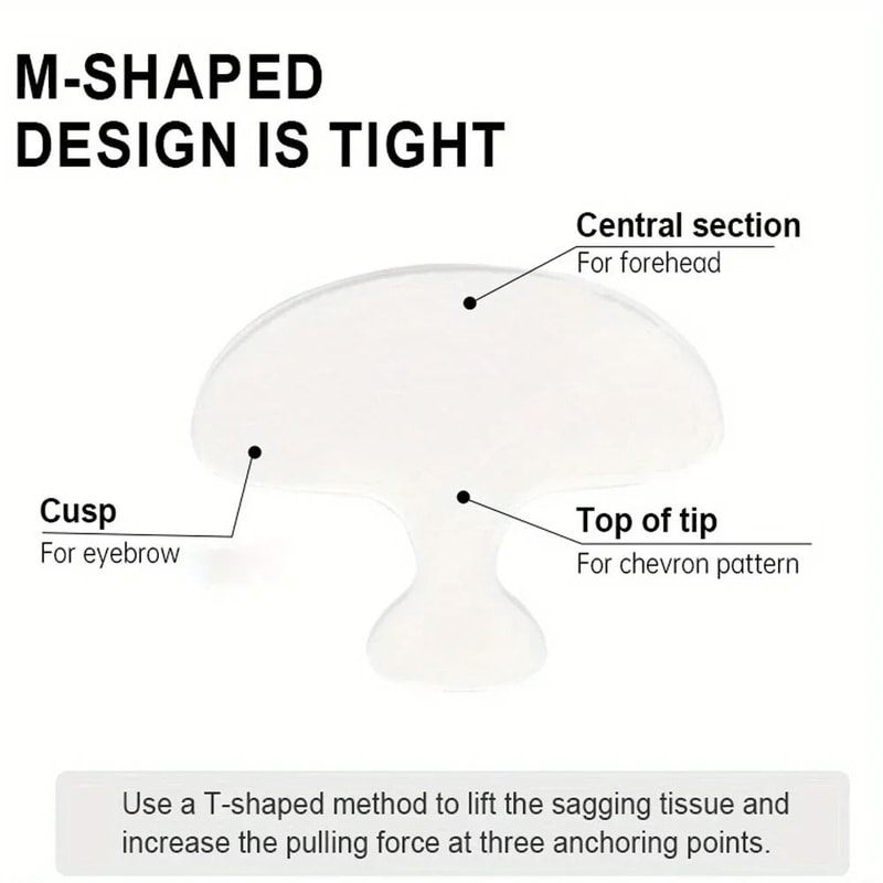 Reusable Silicone Anti Wrinkle Face And Neck Pads Set Of 6 1