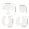 Reusable Silicone Anti Wrinkle Face And Neck Pads Set Of 6 3