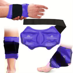 reusable ankle ice pack wrap cold therapy support
