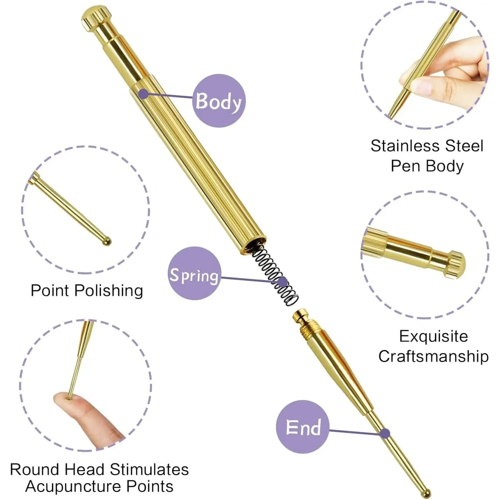 Dual Head Acupressure Massage Pen Set Of 2 3