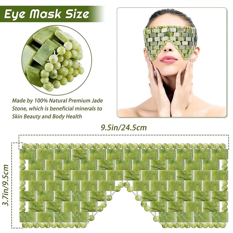 Cooling Jade Eye Mask Sleep Massager 2