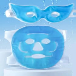 reusable cooling gel face and eye mask