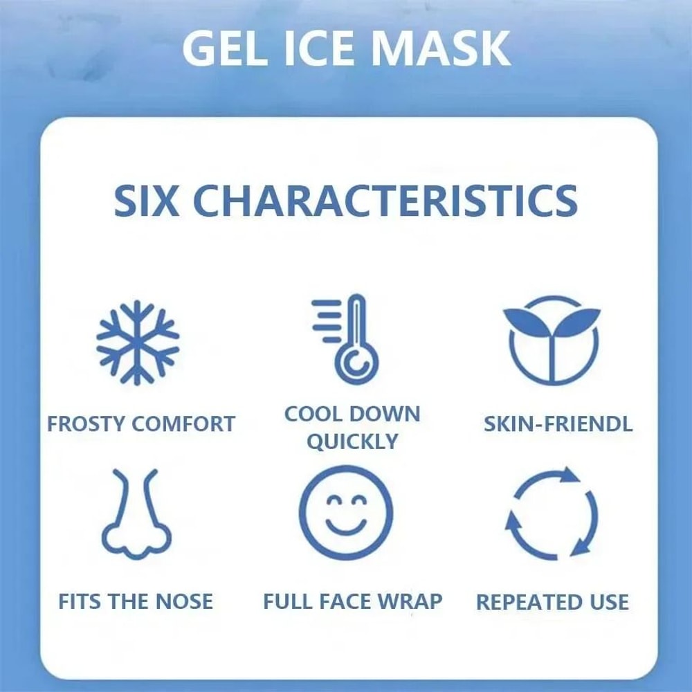 Reusable Cooling Gel Face And Eye Mask 4