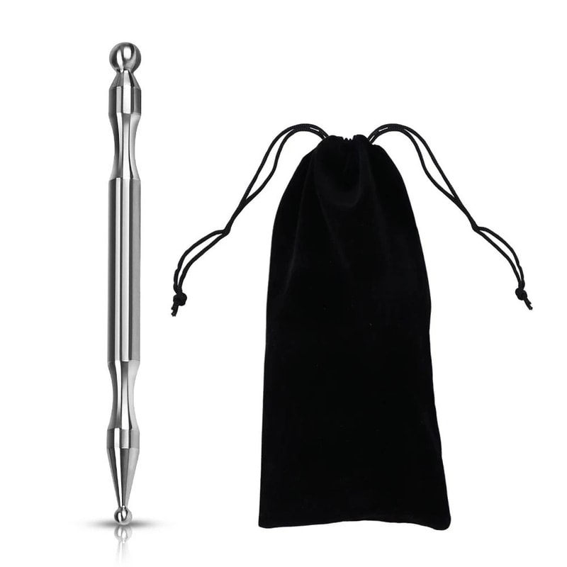 Stainless Steel Dual Head Acupressure Massage Bar 6