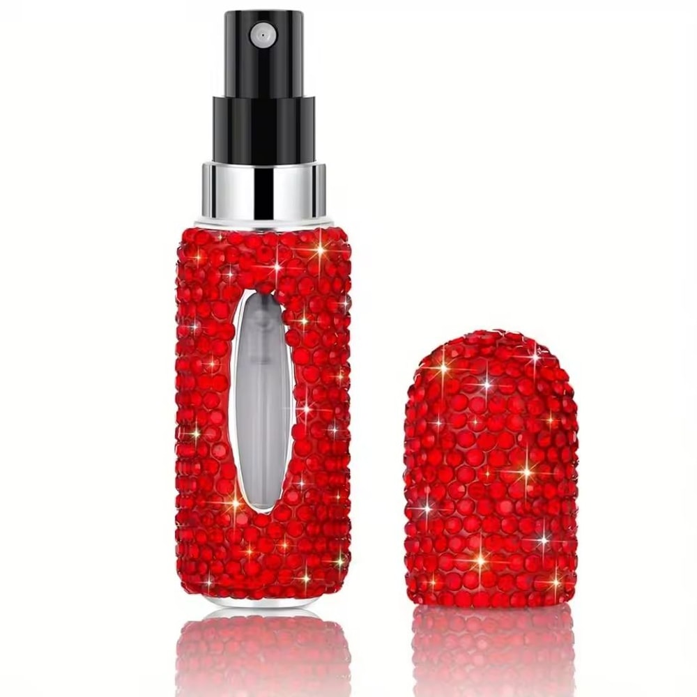 Rhinestone Travel Perfume Spray Bottle 10