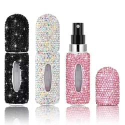 rhinestone travel perfume spray bottle