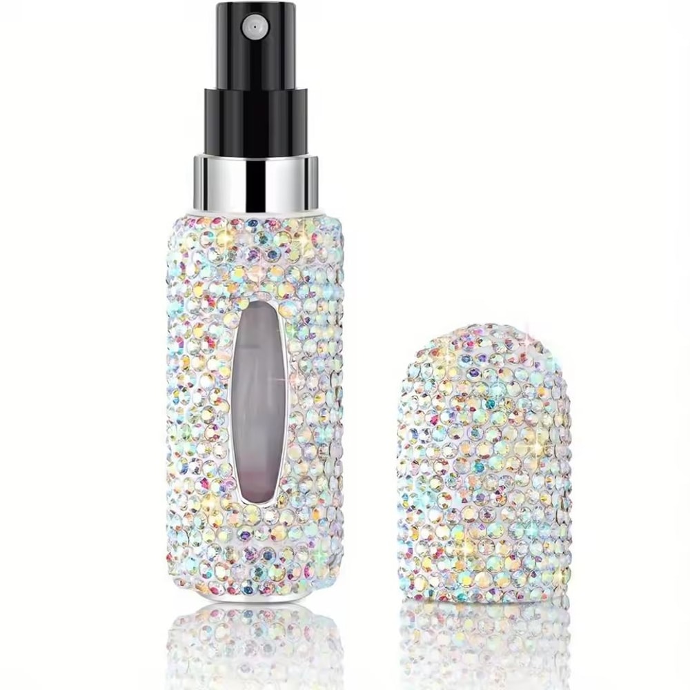 Rhinestone Travel Perfume Spray Bottle 9