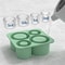 Reusable Silicone Tumbler Ice Tray Set With Storage Bin 2