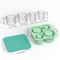 Reusable Silicone Tumbler Ice Tray Set With Storage Bin 3