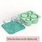 Reusable Silicone Tumbler Ice Tray Set With Storage Bin 6