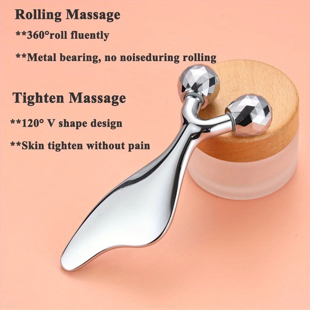 2 In 1 Facial Roller And Gua Sha Massage Tool 2