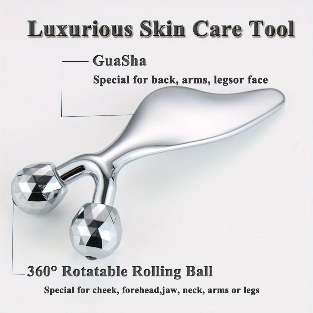 2 In 1 Facial Roller And Gua Sha Massage Tool 4