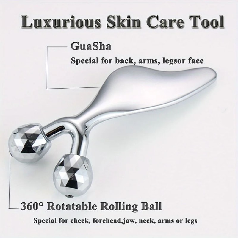 2 In 1 Facial Roller And Gua Sha Massage Tool 4
