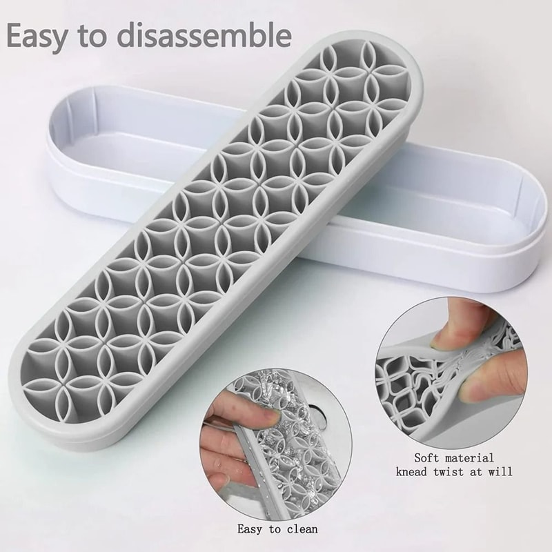 Silicone Makeup Brush Drying And Storage Holder 4