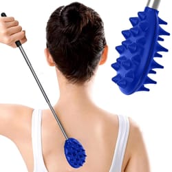 extendable back scratcher with dual scratch and massage surfaces