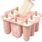 Reusable Silicone Popsicle Molds With Wooden Sticks 11