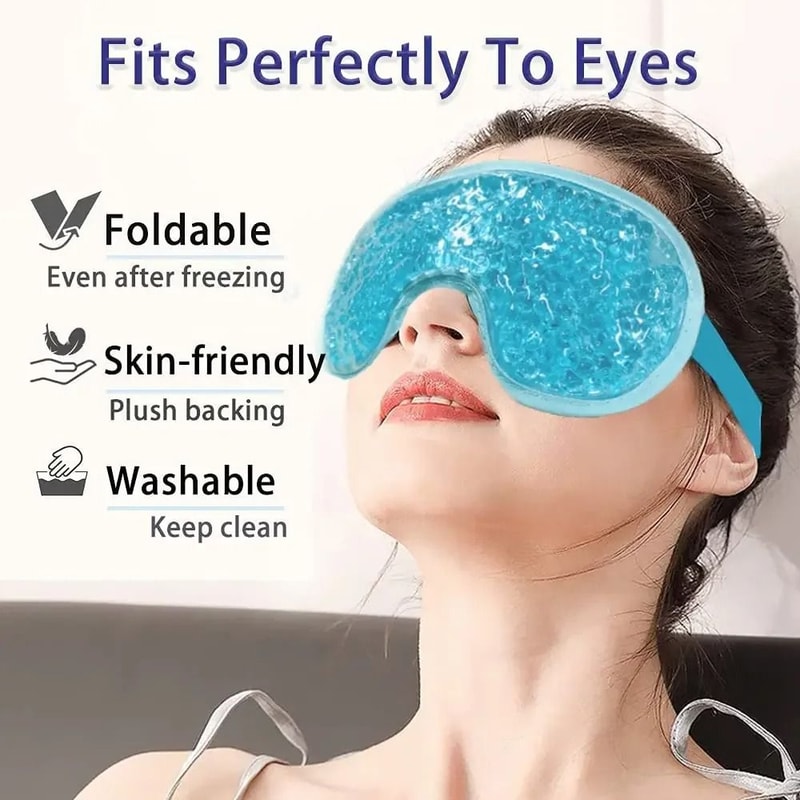 Reusable Cooling Gel Eye Mask For Puffiness Dark Circles And Relaxation 2