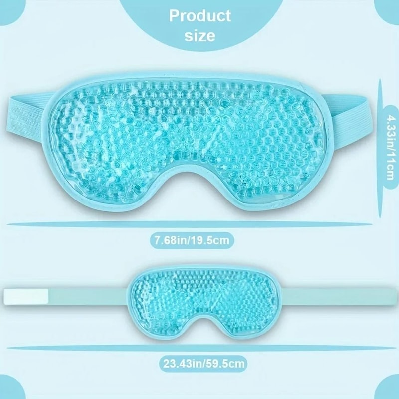 Reusable Cooling Gel Eye Mask For Puffiness Dark Circles And Relaxation 3