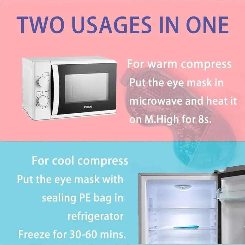 Reusable Cooling Gel Eye Mask For Puffiness Dark Circles And Relaxation 5