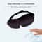 3D Contoured Sleep Eye Mask For Complete Light Blocking 3