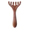 Natural Sandalwood Five Claw Scalp Massager Comb For Head And Body Relaxation 7