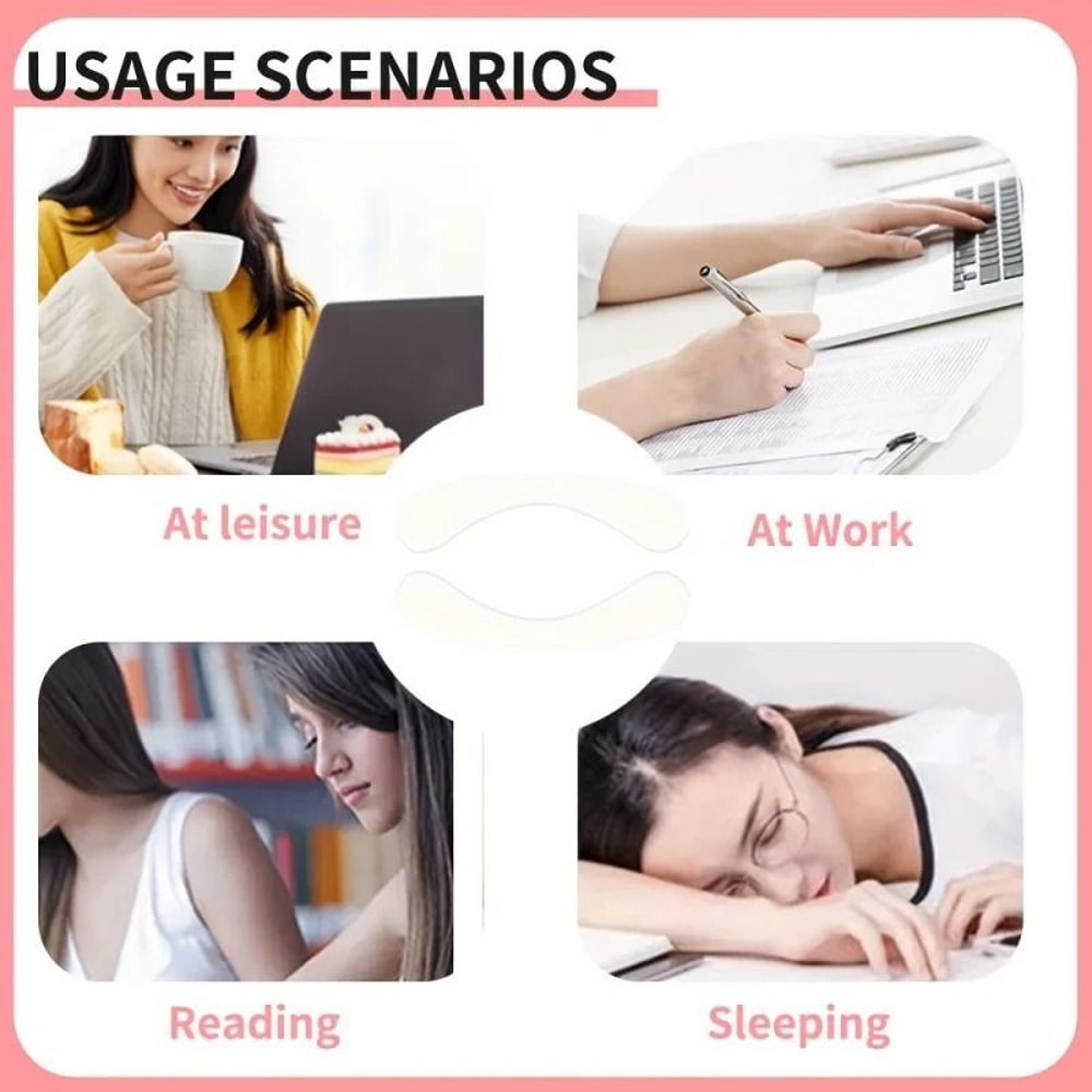 Reusable Silicone Lip Wrinkle Patches For Smile Line Smoothing 2