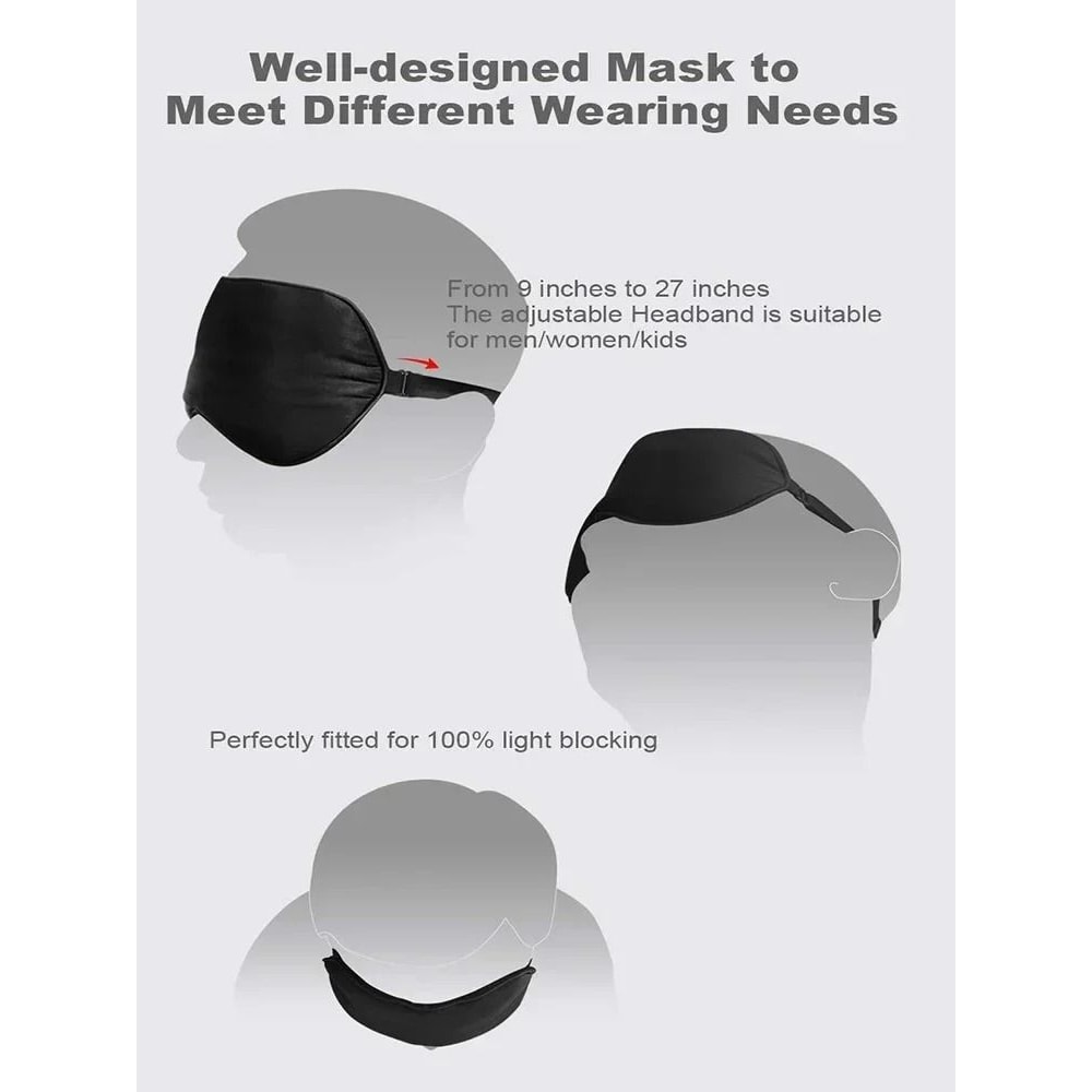 USB Heated Silk Eye Mask With Adjustable Temperature And Timer 5