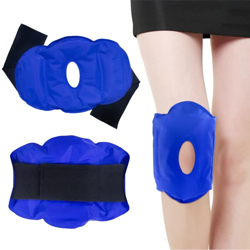 Reusable Knee Ice Pack Wrap Adjustable Cold Therapy Gel Pad 6
