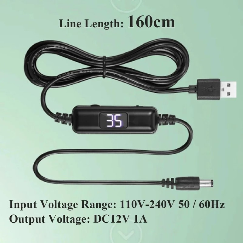 LED Display USB Electric Nail Drill Power Cord With Speed Control 2