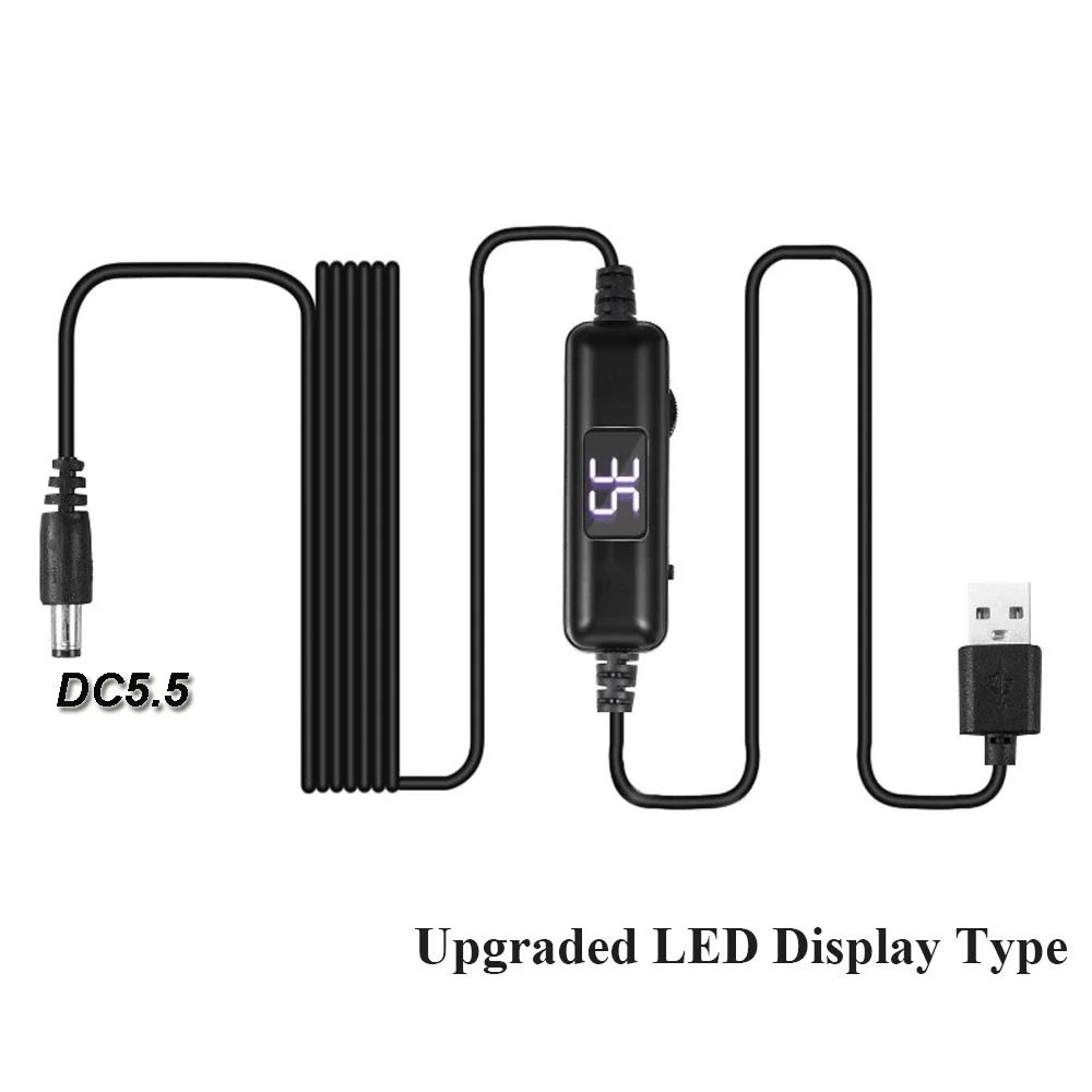 LED Display USB Electric Nail Drill Power Cord With Speed Control 8